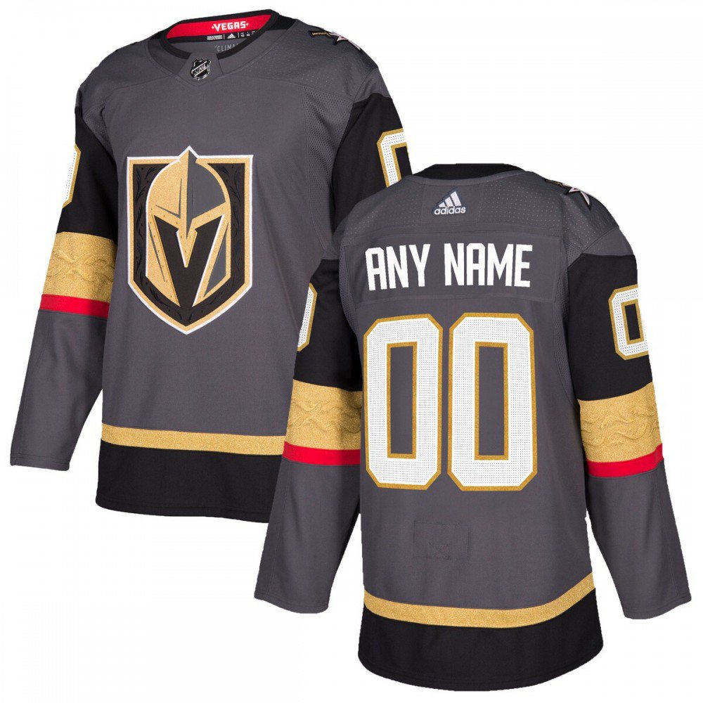 Vegas Golden Knights adidas Authentic Custom Jersey - Gray-Pro Kit Vault | Brand New 26/27 Sports Jerseys